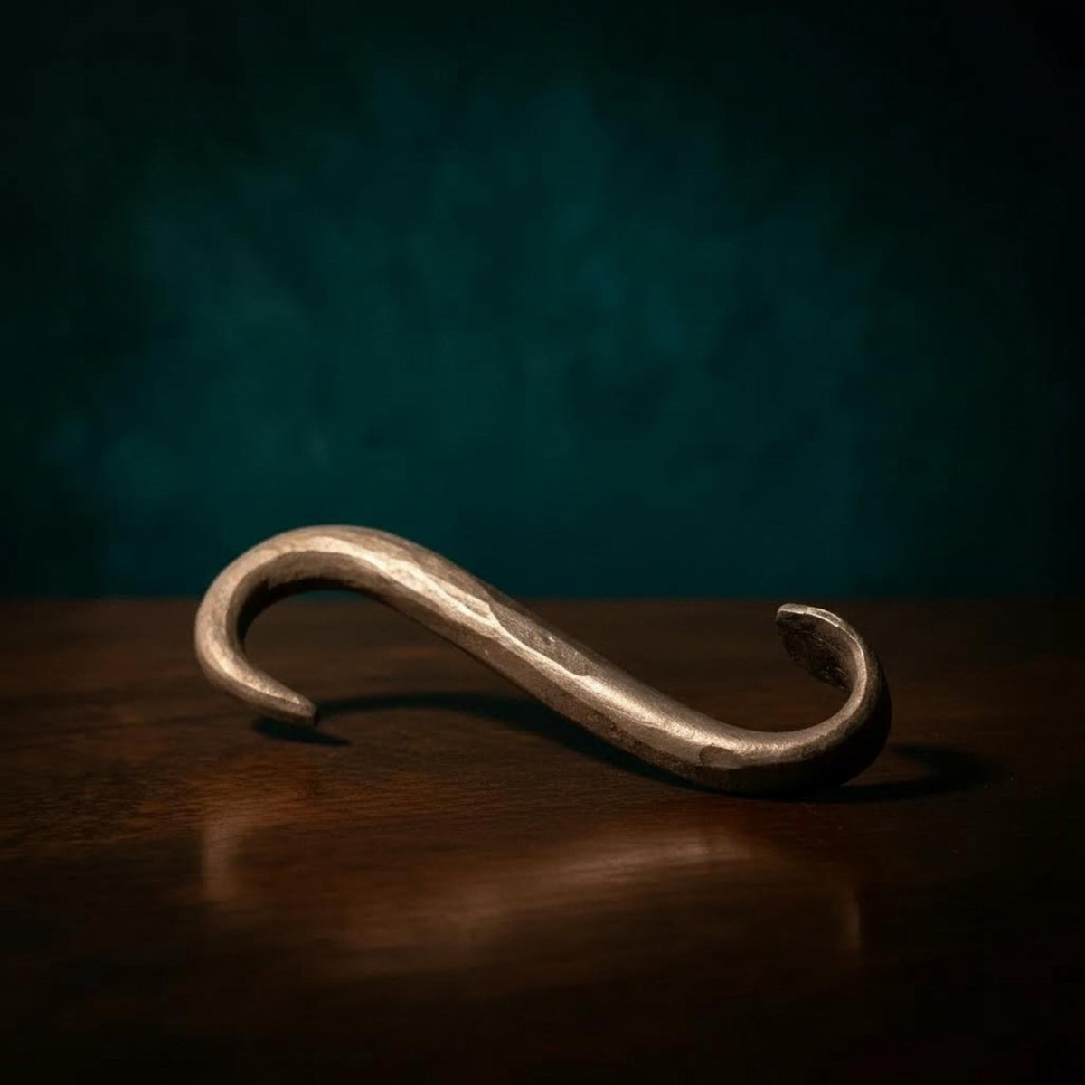 11 Hand-Forged Iron S-Hooks | Antique Industrial Wall Hangers - The Relic Detail