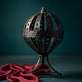 Forged Metal Candleholder Rustic Handcrafted Industrial Decor Blacksmith Artisan Table Centerpiece - The Relic Detail