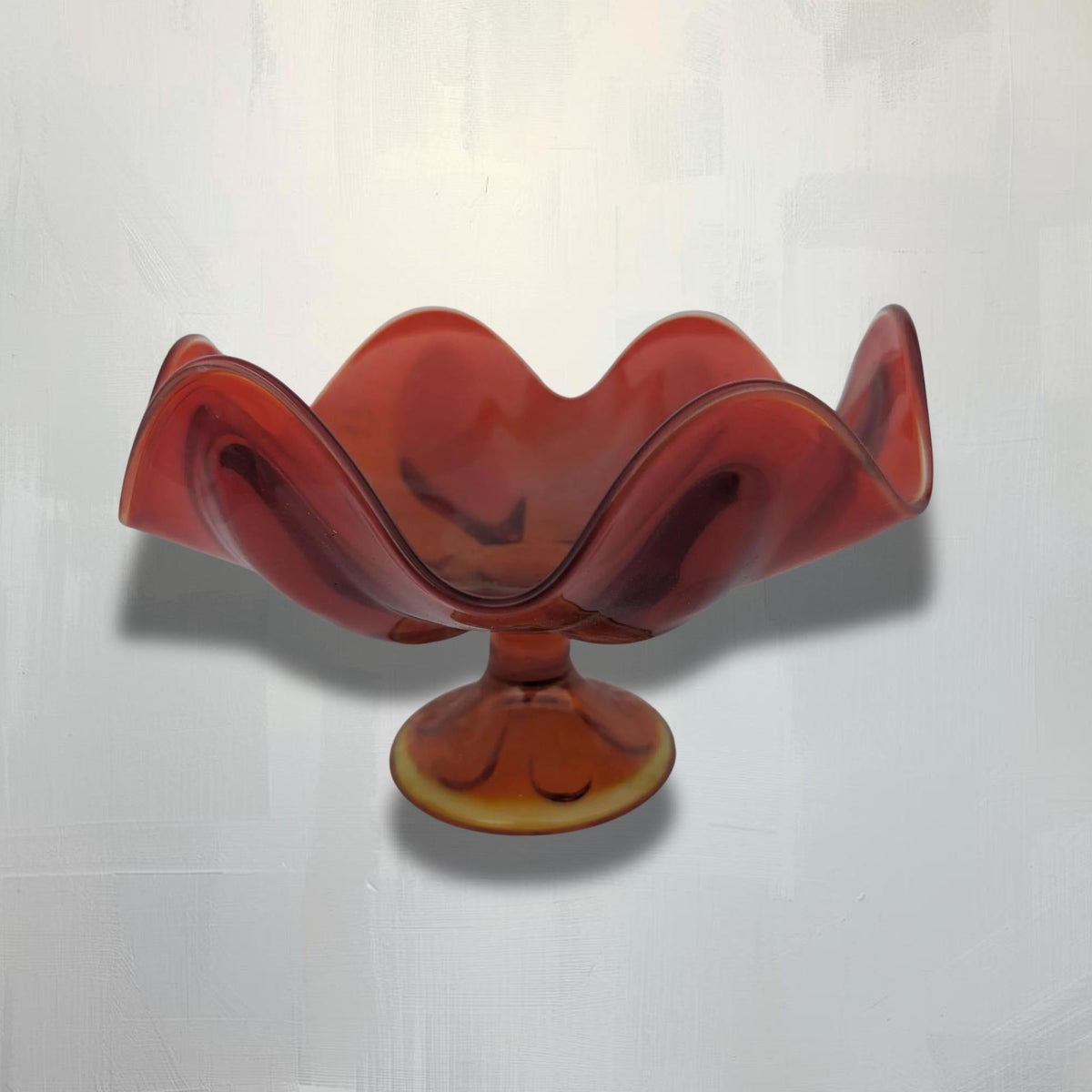 Murano Glass No. 255 Mid-Century Specimen in Translucent Clementine - The Relic Detail