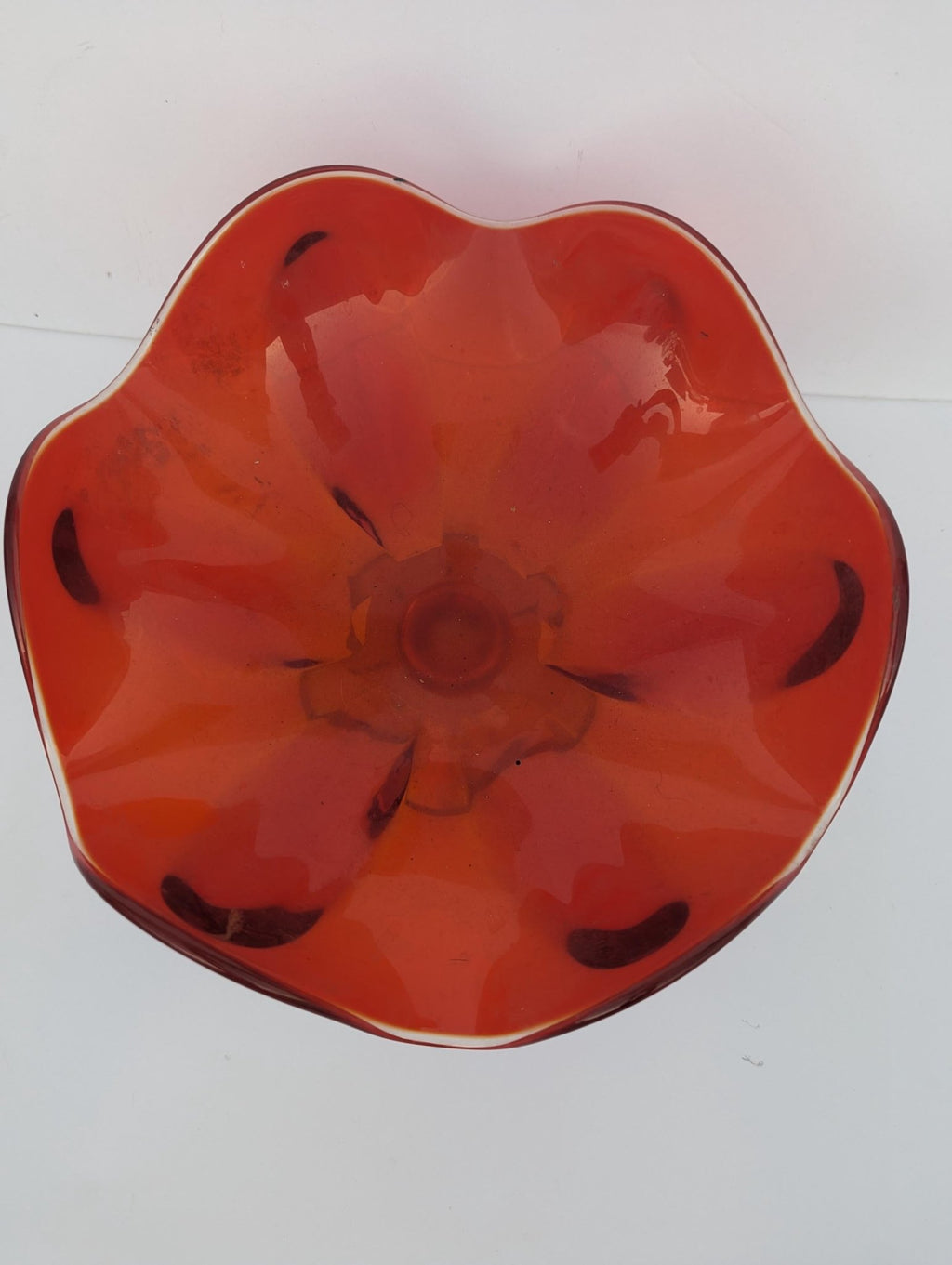Murano Glass No. 255 Mid-Century Specimen in Translucent Clementine - The Relic Detail