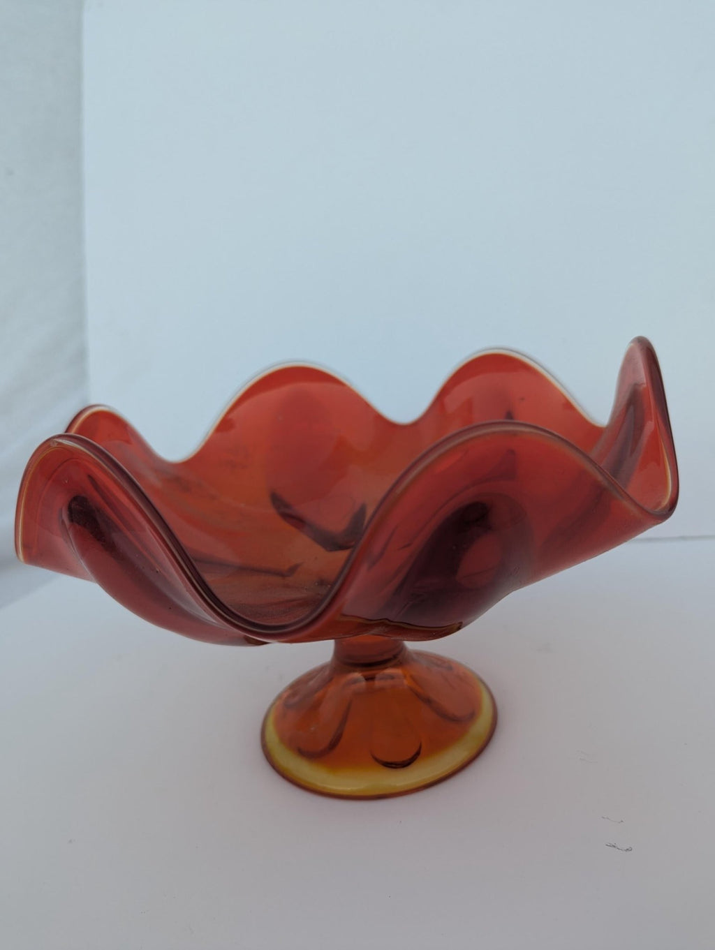Murano Glass No. 255 Mid-Century Specimen in Translucent Clementine - The Relic Detail