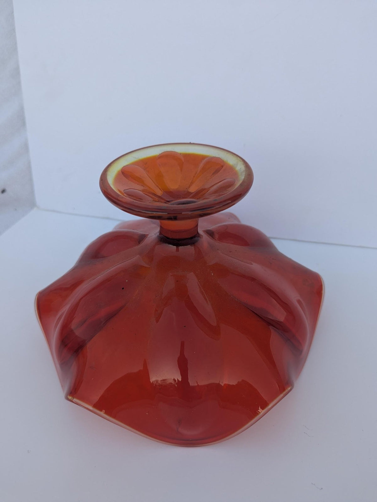 Murano Glass No. 255 Mid-Century Specimen in Translucent Clementine - The Relic Detail