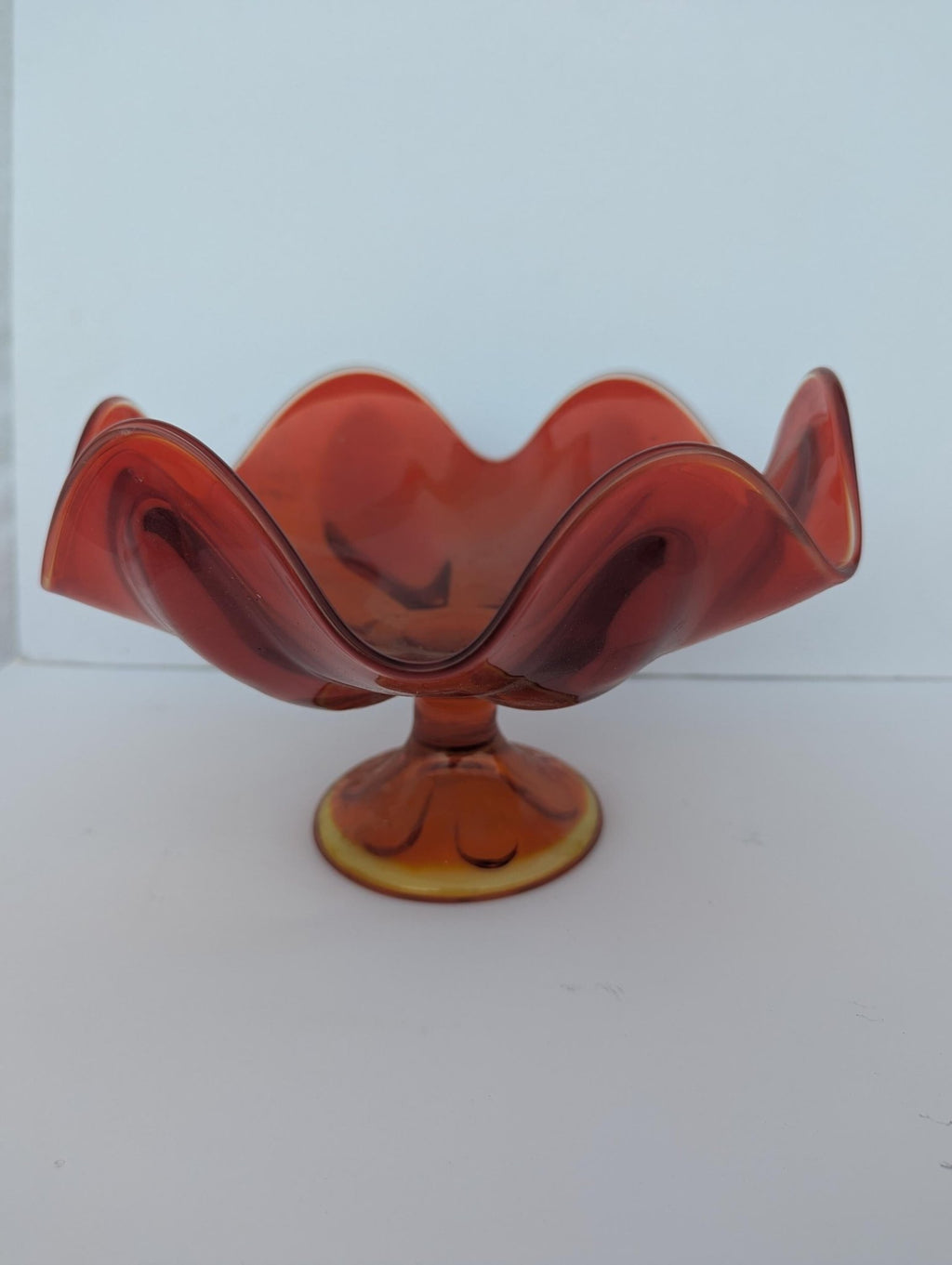 Murano Glass No. 255 Mid-Century Specimen in Translucent Clementine - The Relic Detail