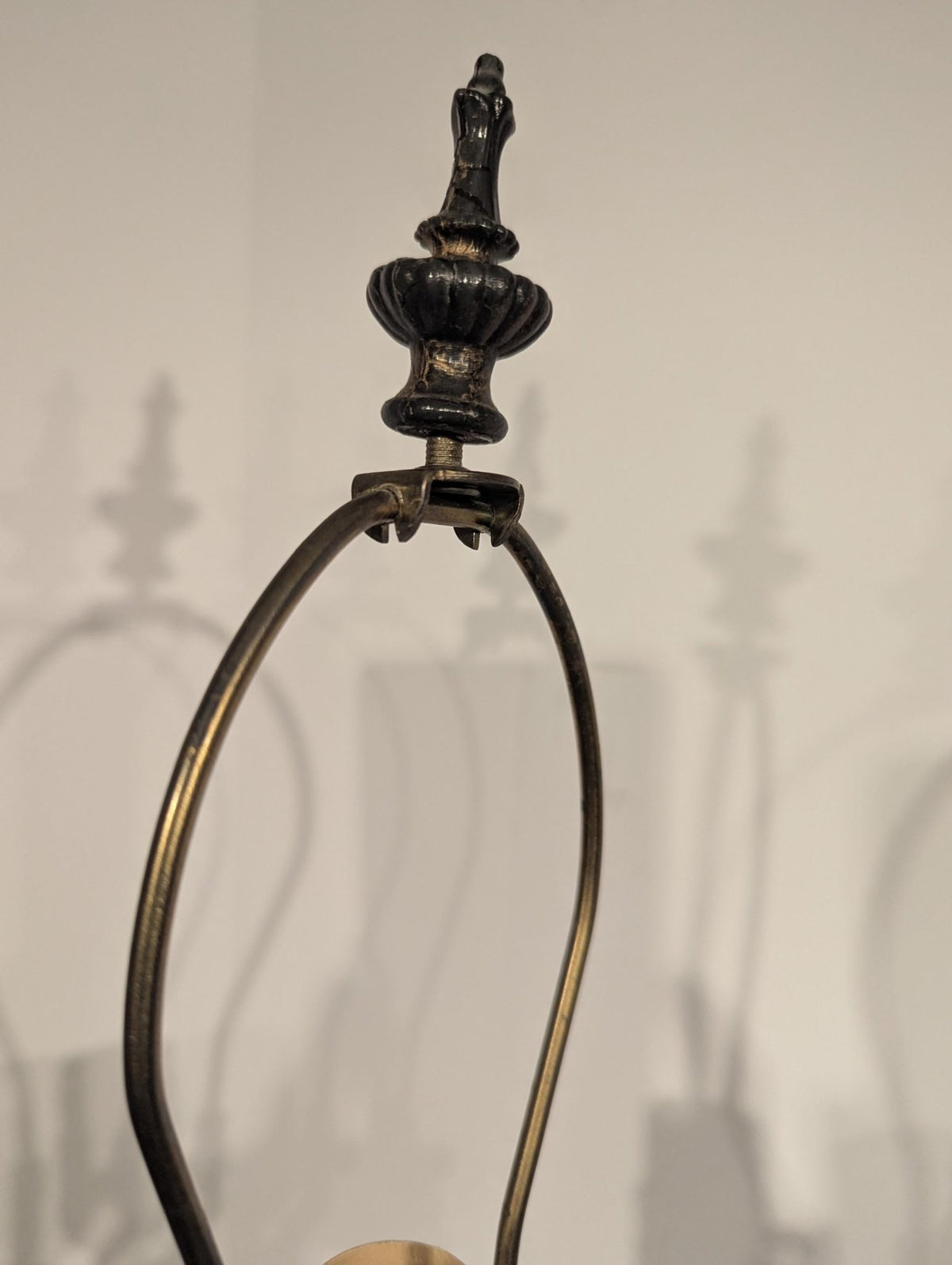 Pair of Olive Green Urn-Style Table Lamps, 29 in. - The Relic Detail