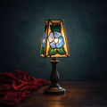 Small Floral Stained Glass Lamp Shade, 6 x 4 in. - The Relic Detail