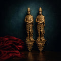 Soldier Wall Art: Vintage Burwood Gilt Sculptures (Golden Resin, 1965) - The Relic Detail