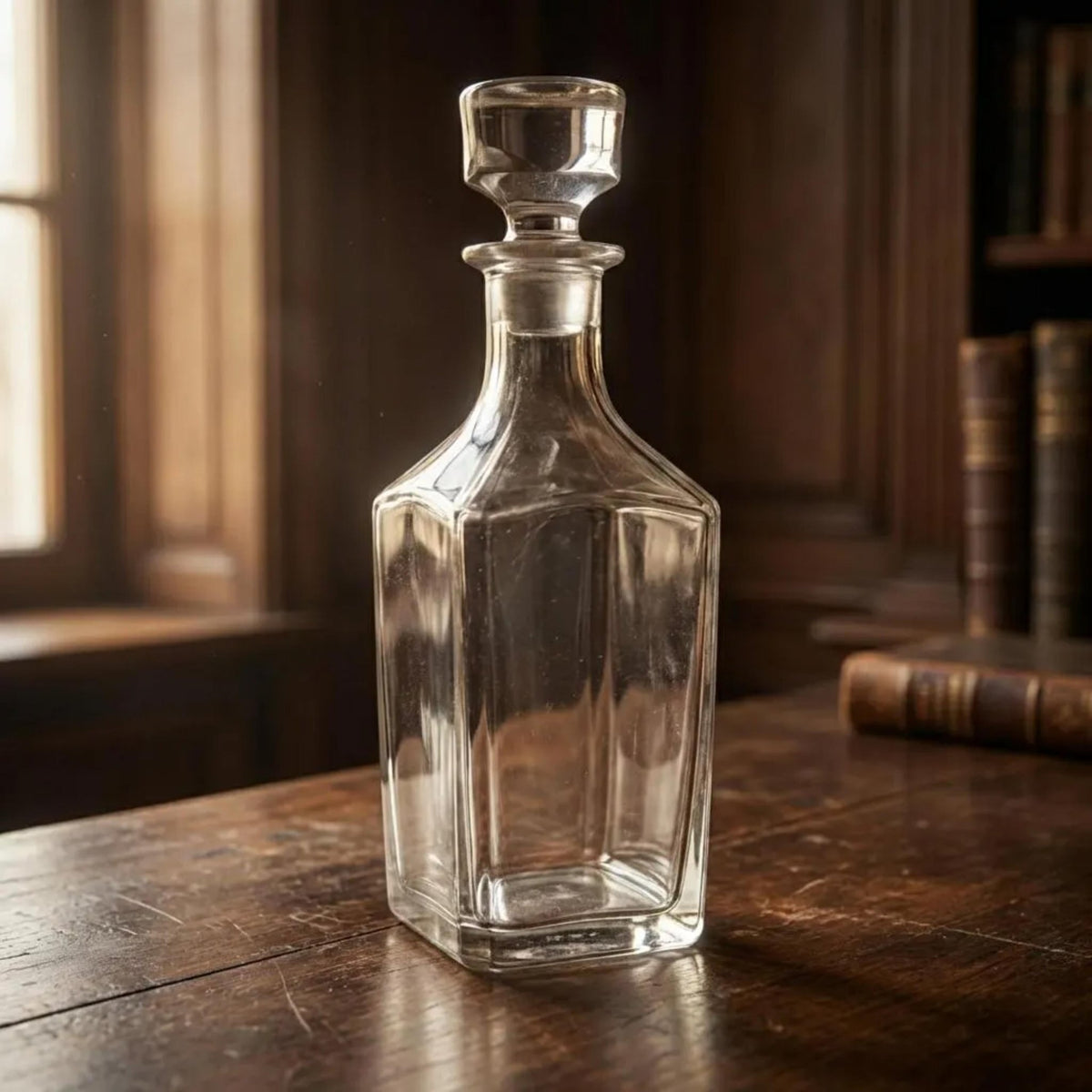 Vintage French Crystal Decanter | Pre-1940s Antique Carafe - The Relic Detail